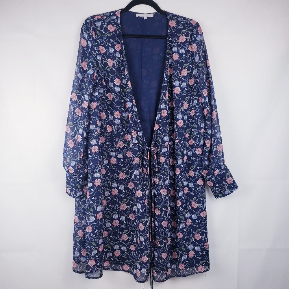 Love Encounter LA Womens Floral Sheer cover up size large